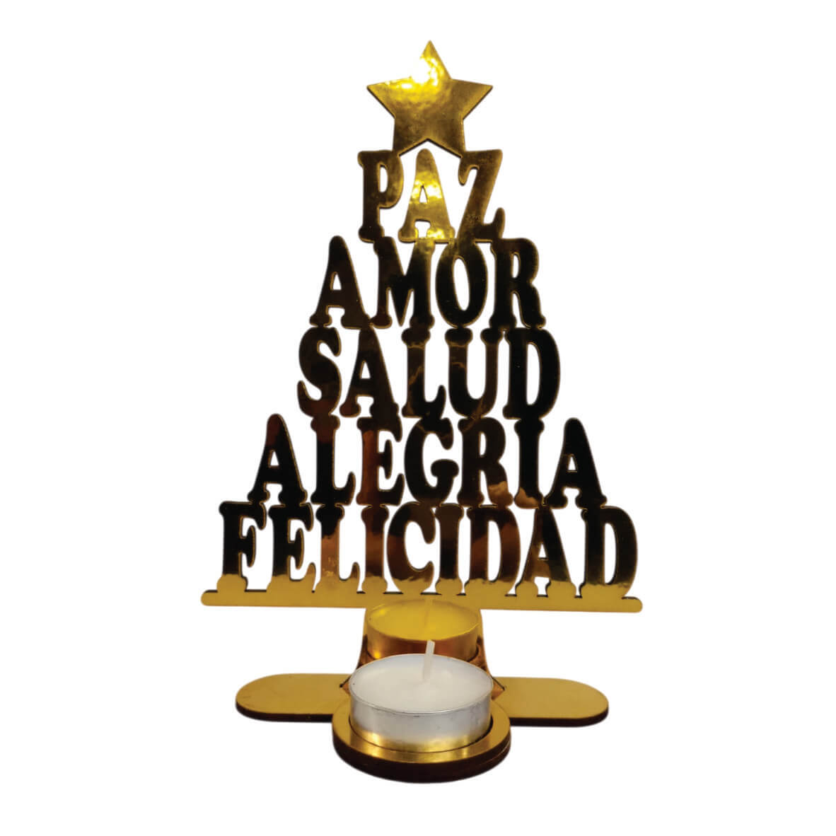 Adorno navidad para vela