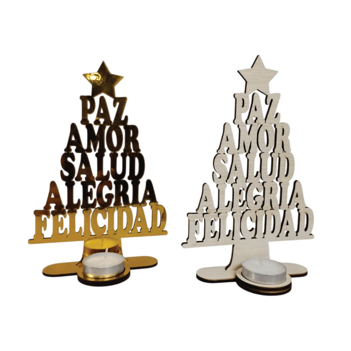 Adorn navidad para vela
