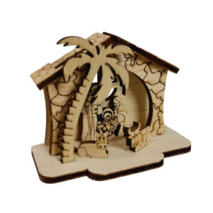 Pesebre mini madera
