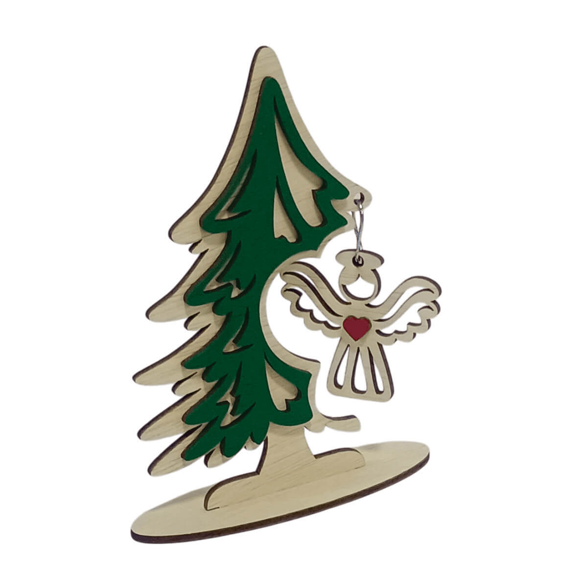 Arbol de navidad en madera para armar