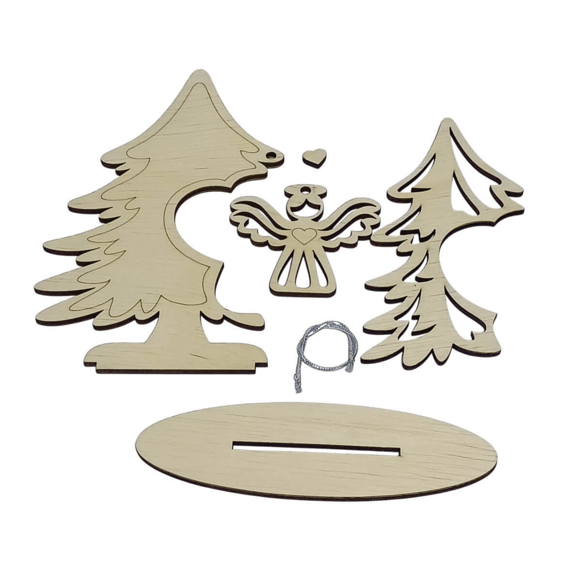 Arbol de navidad en madera para armar