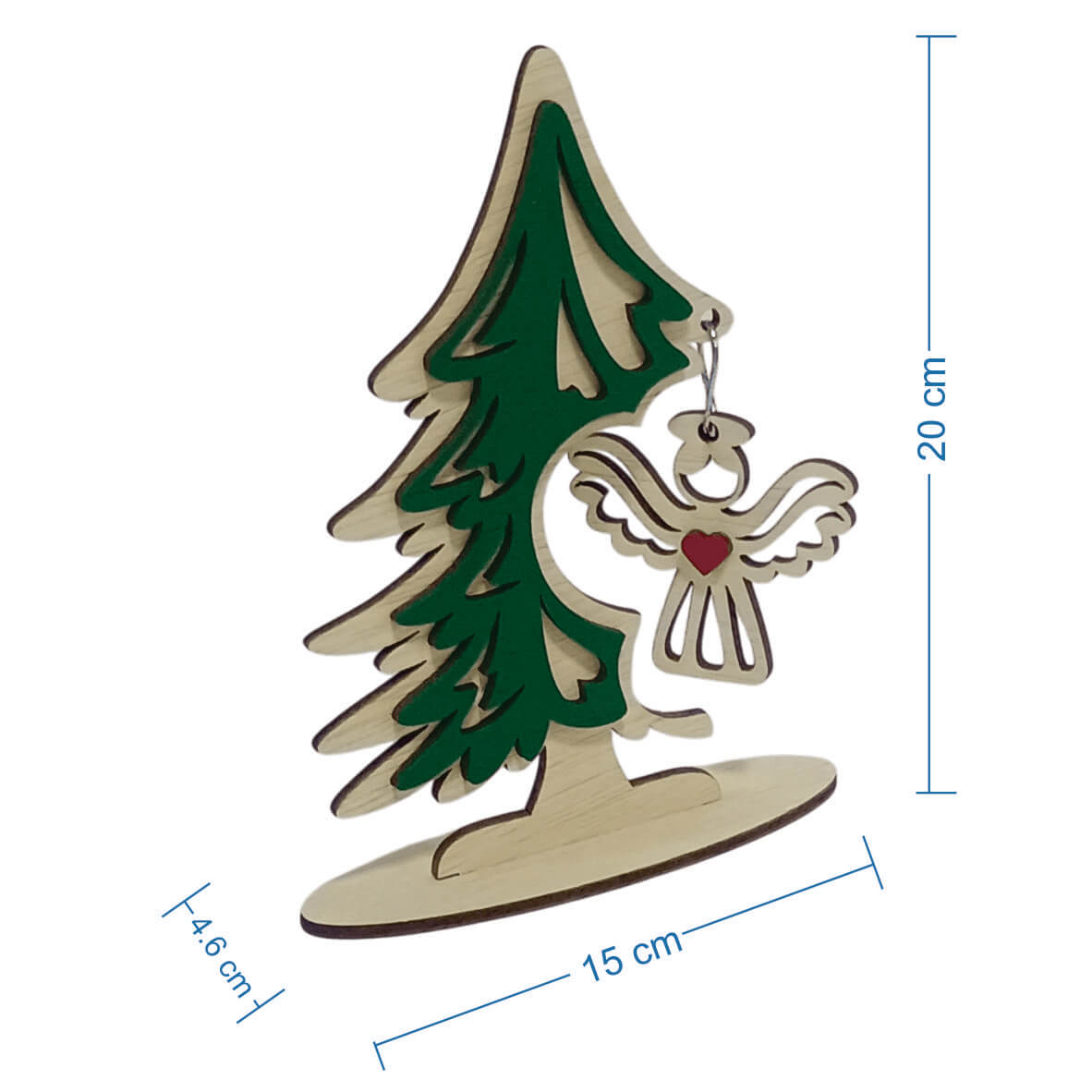 Aebol de navidad en madera para armar