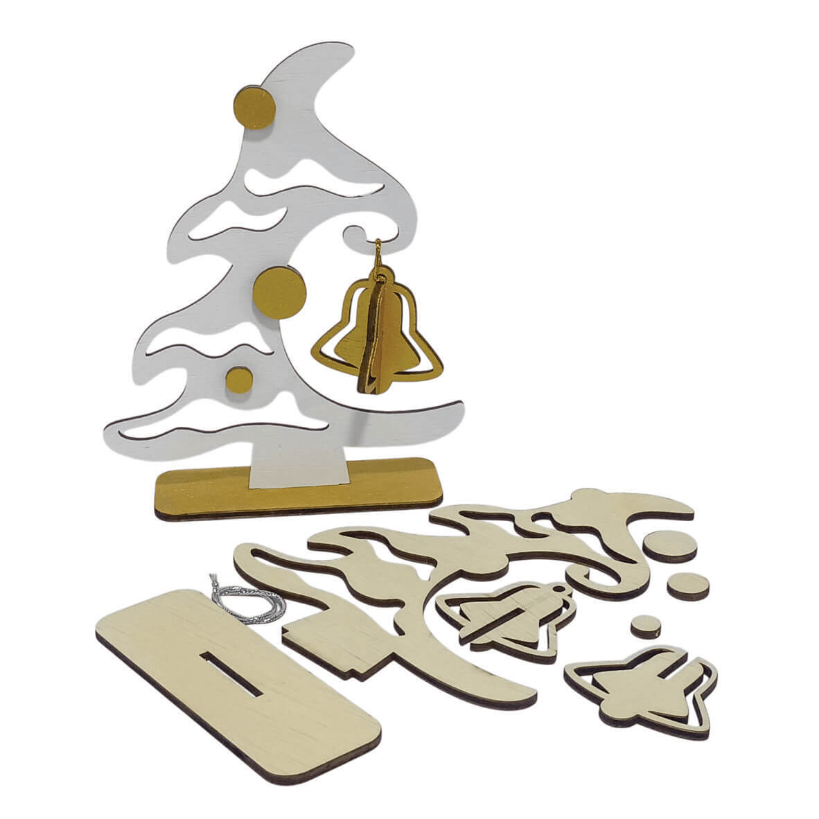 Arbol de navidad en madera para armar