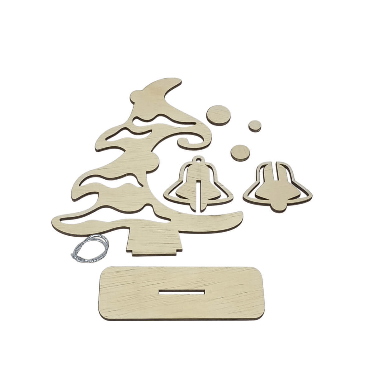 Arbol Navideño para pintar modelo Campana - Image 4
