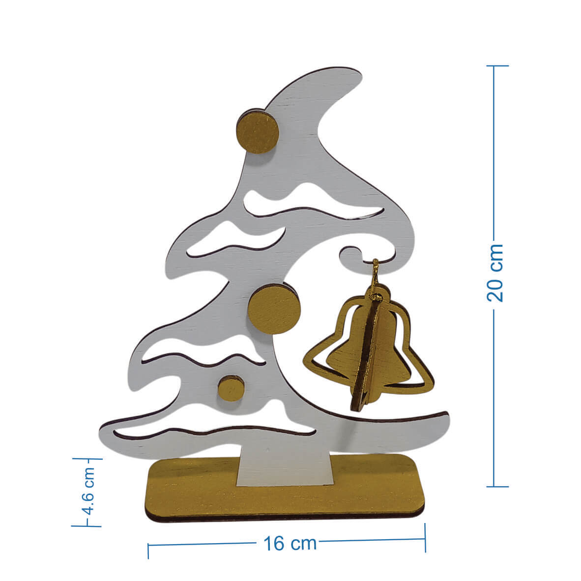 Arbol Navideño para pintar modelo Campana - Image 2