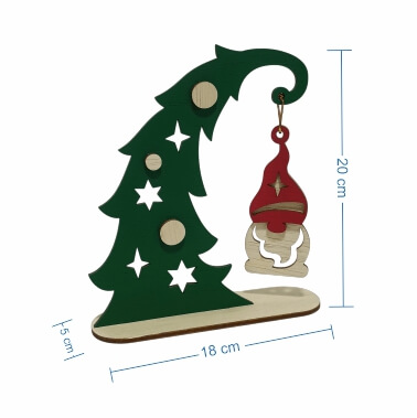 Arbol de Navidad para pintar