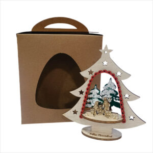 Adorno Arbol con base Bosque/Pesebre