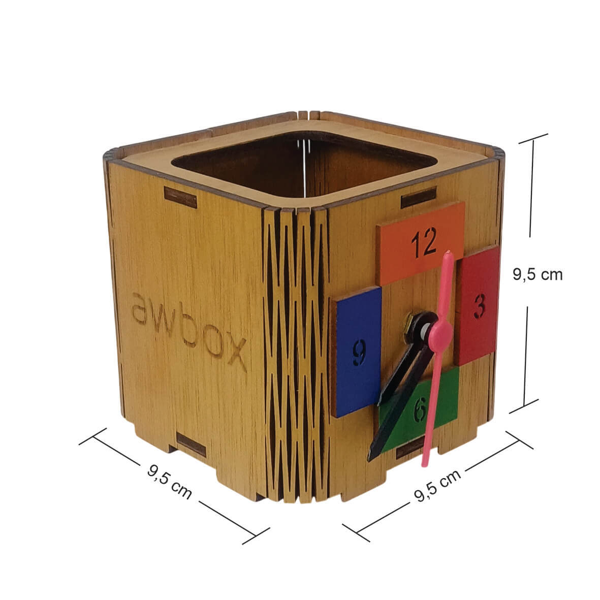 RELOJ PORTALAPICES CUBO MODELO COLORES - Image 4