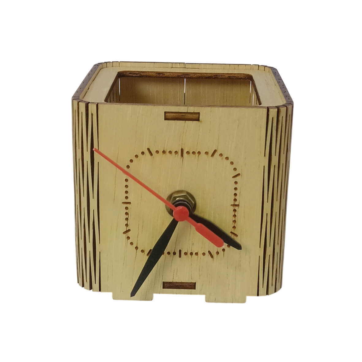 RELOJ PORTALAPICES CUBO MODELO ECOLOGICO - Image 2