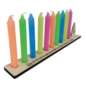 Portavelas Rectangular con pesebre