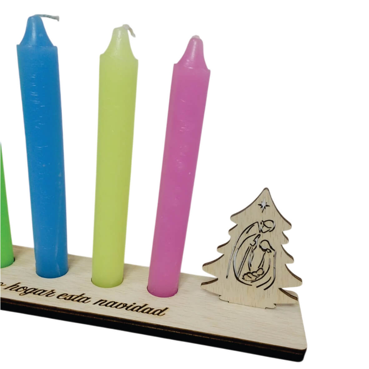 Portavelas Rectangular con pesebre - Image 2